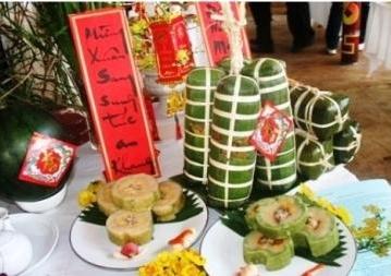 Le banh tét traditionnel du Têt dans le Sud